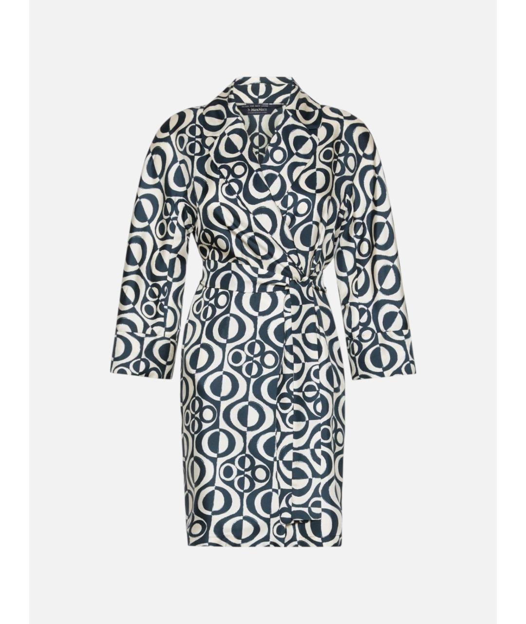 'S MAX MARA Мульти шелковое повседневное платье, фото 1