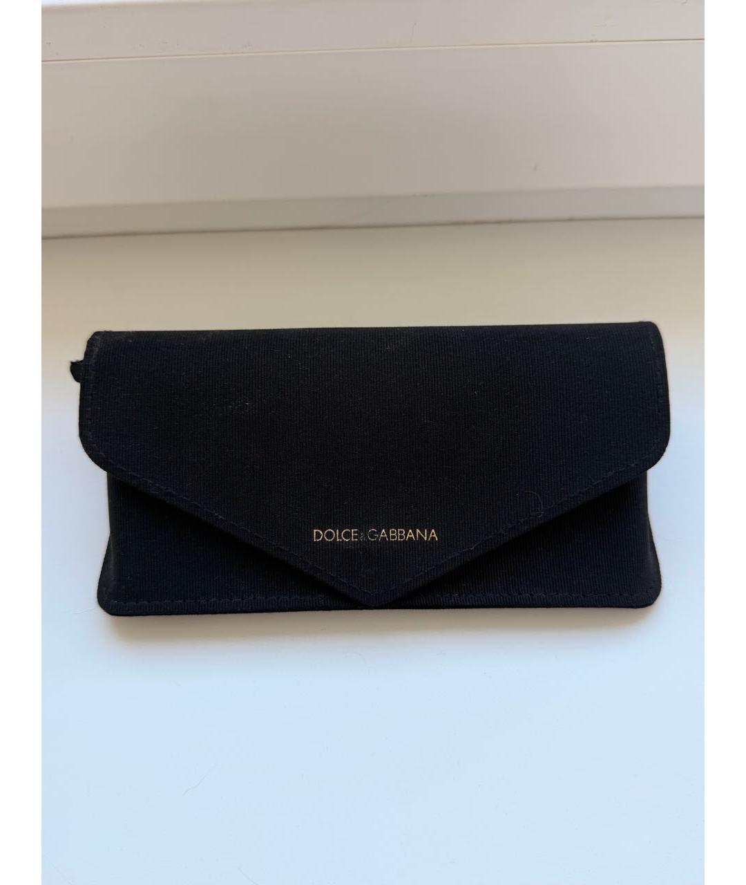 DOLCE&GABBANA Черные пластиковые солнцезащитные очки, фото 4