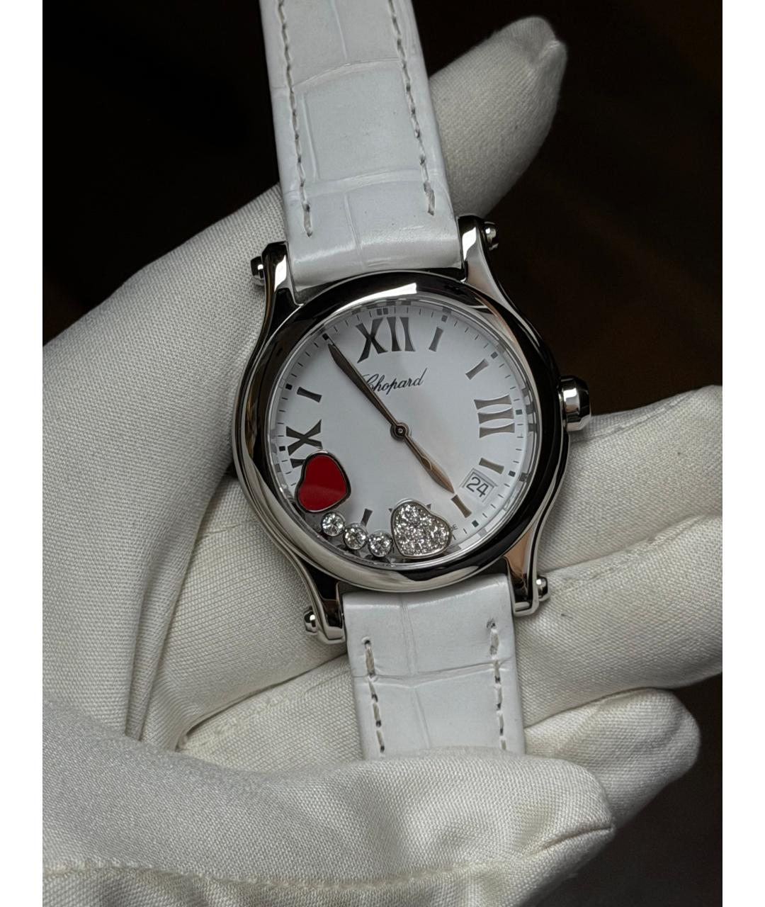 CHOPARD Белые часы, фото 2