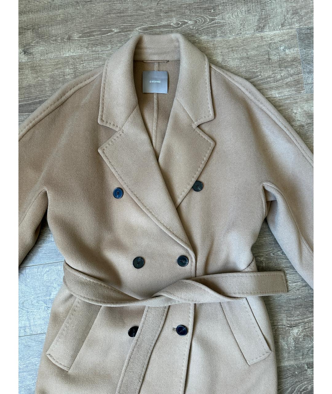 12 STOREEZ Бежевое кашемировое пальто, фото 8