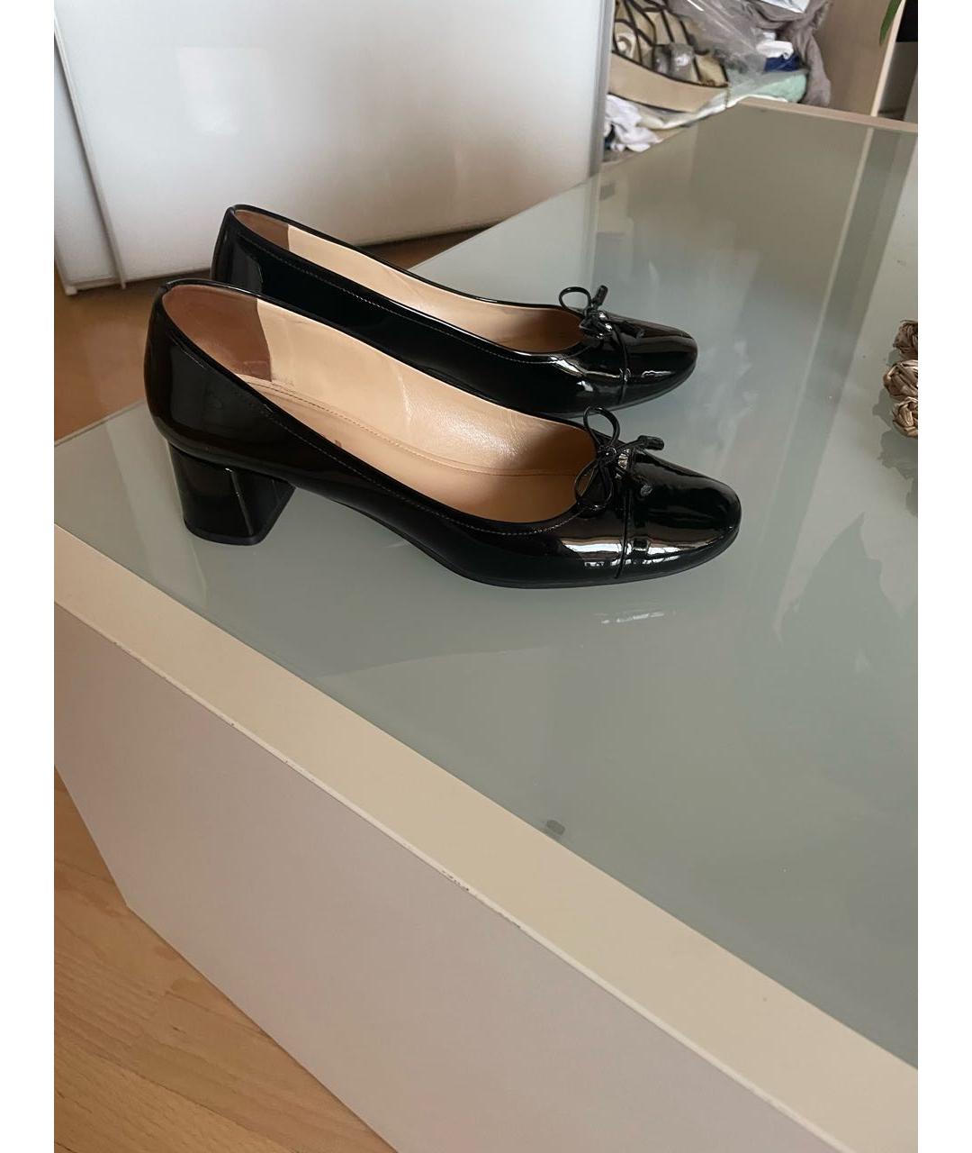 PRADA Черные туфли из лакированной кожи, фото 3