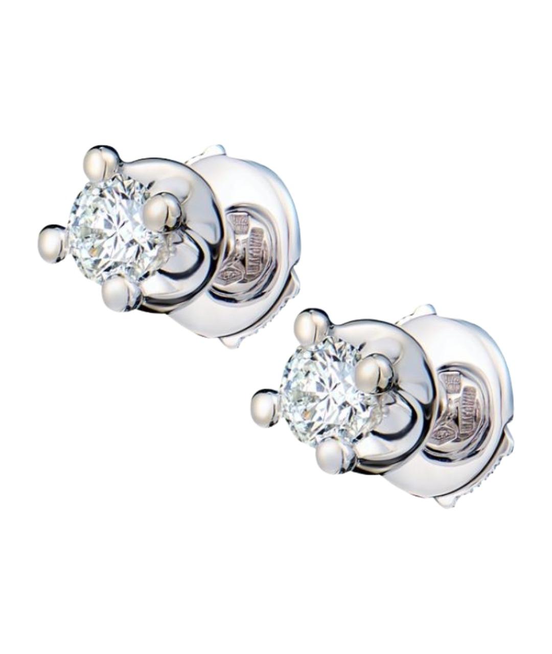 BVLGARI Серьги из белого золота, фото 1