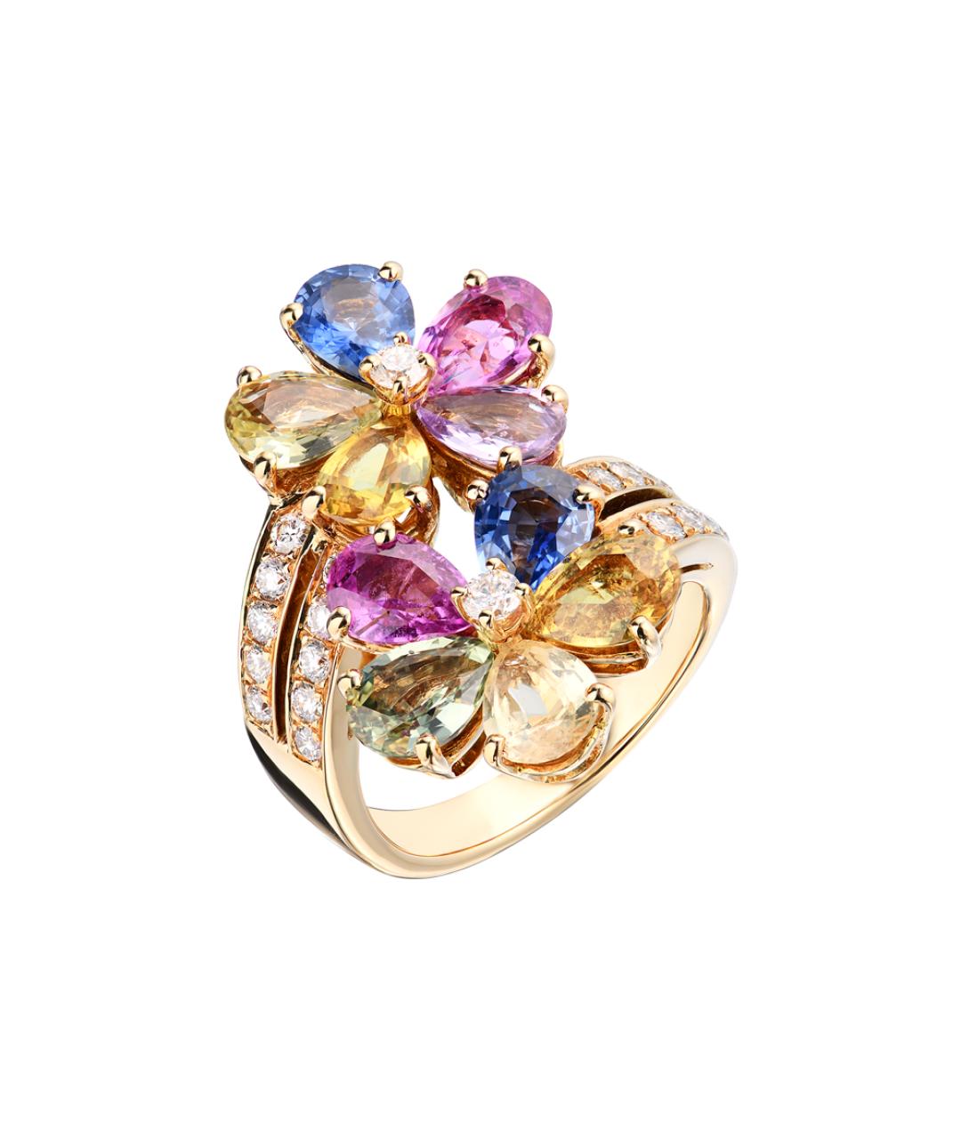 BVLGARI Мульти кольцо из желтого золота, фото 5