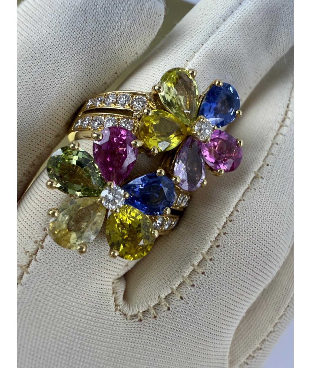 BVLGARI Мульти кольцо из желтого золота, фото 3