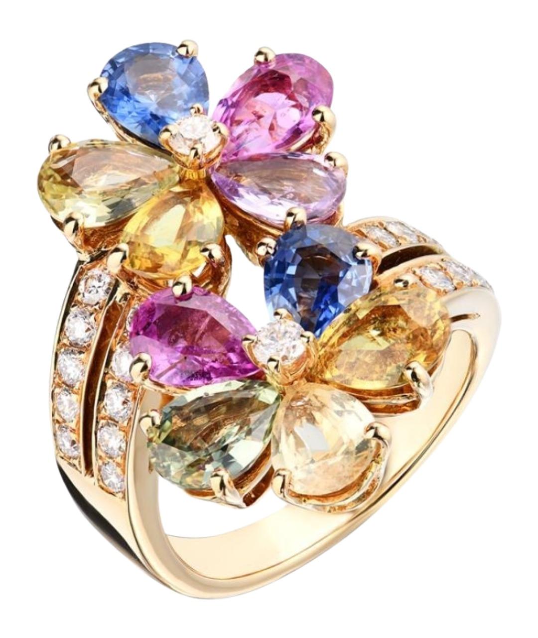 BVLGARI Мульти кольцо из желтого золота, фото 1
