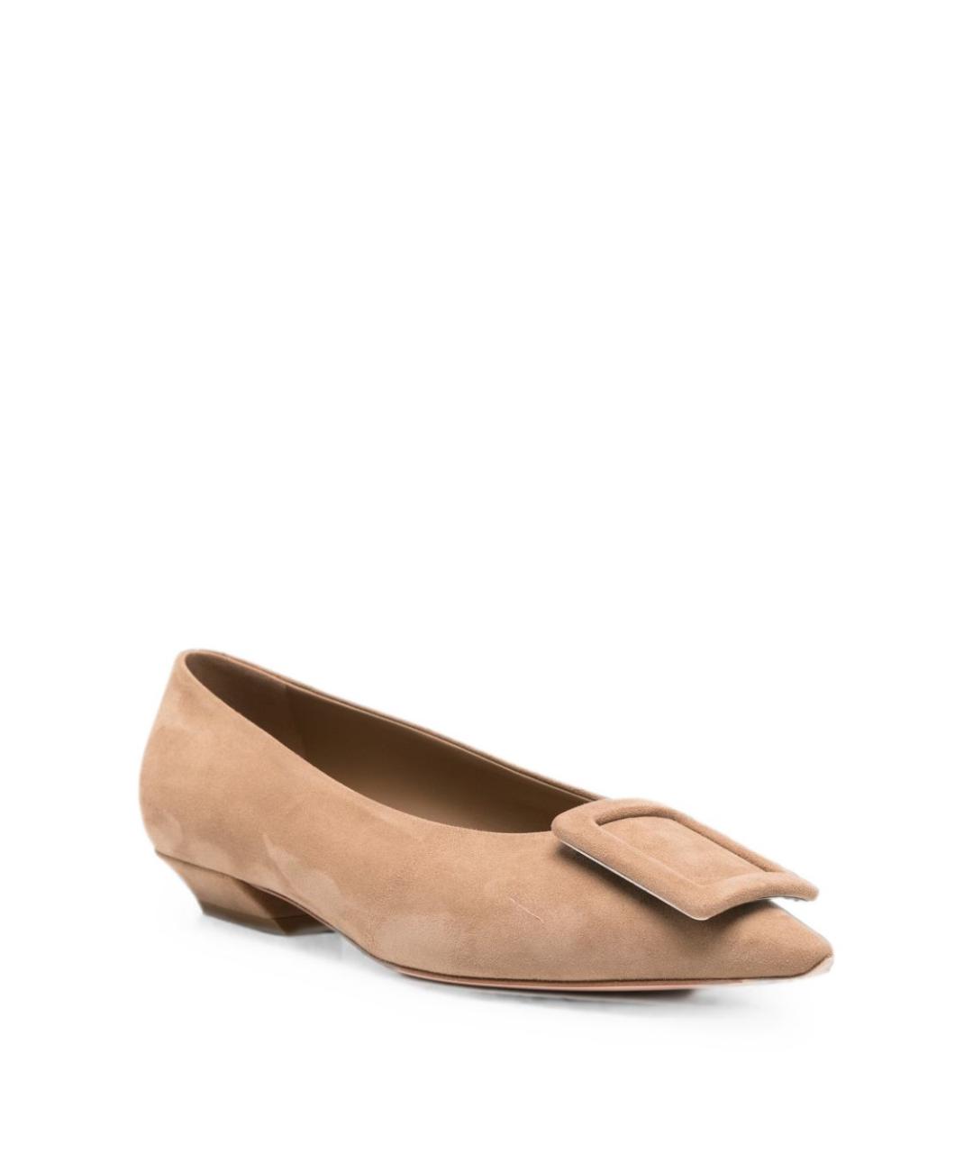 ROGER VIVIER Коричневые балетки, фото 2
