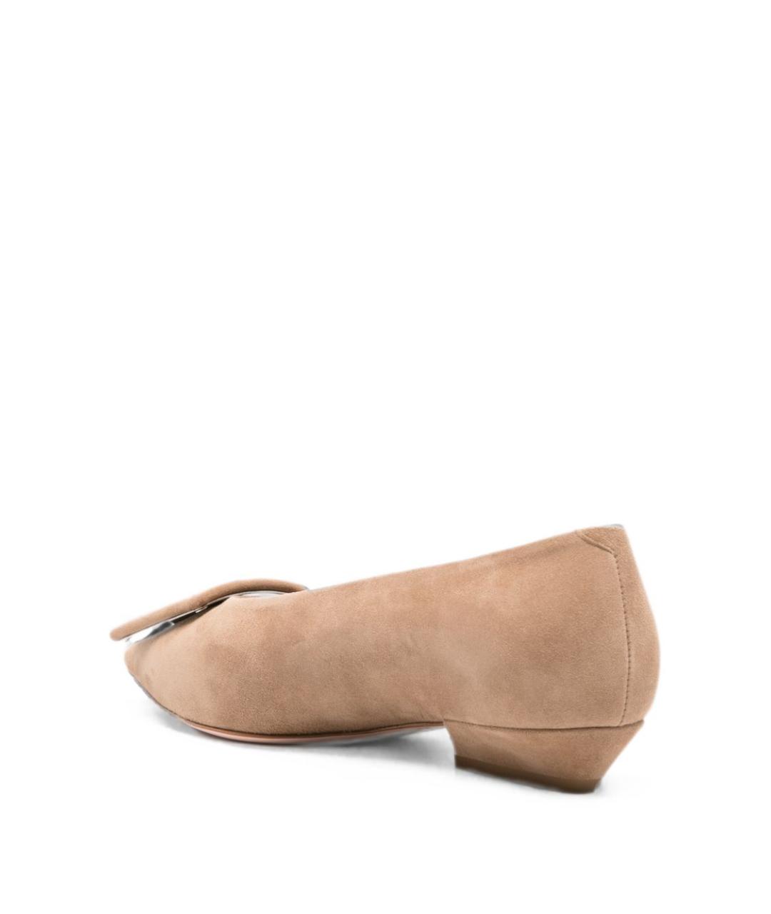 ROGER VIVIER Коричневые балетки, фото 4