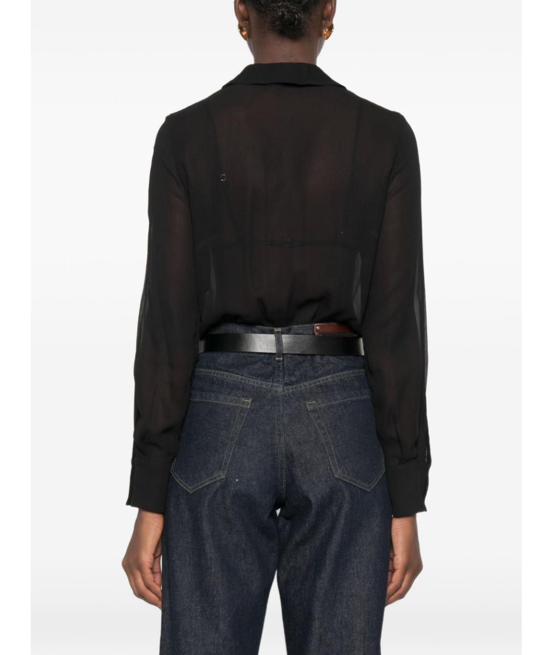 ELISABETTA FRANCHI Черное вискозное боди, фото 3