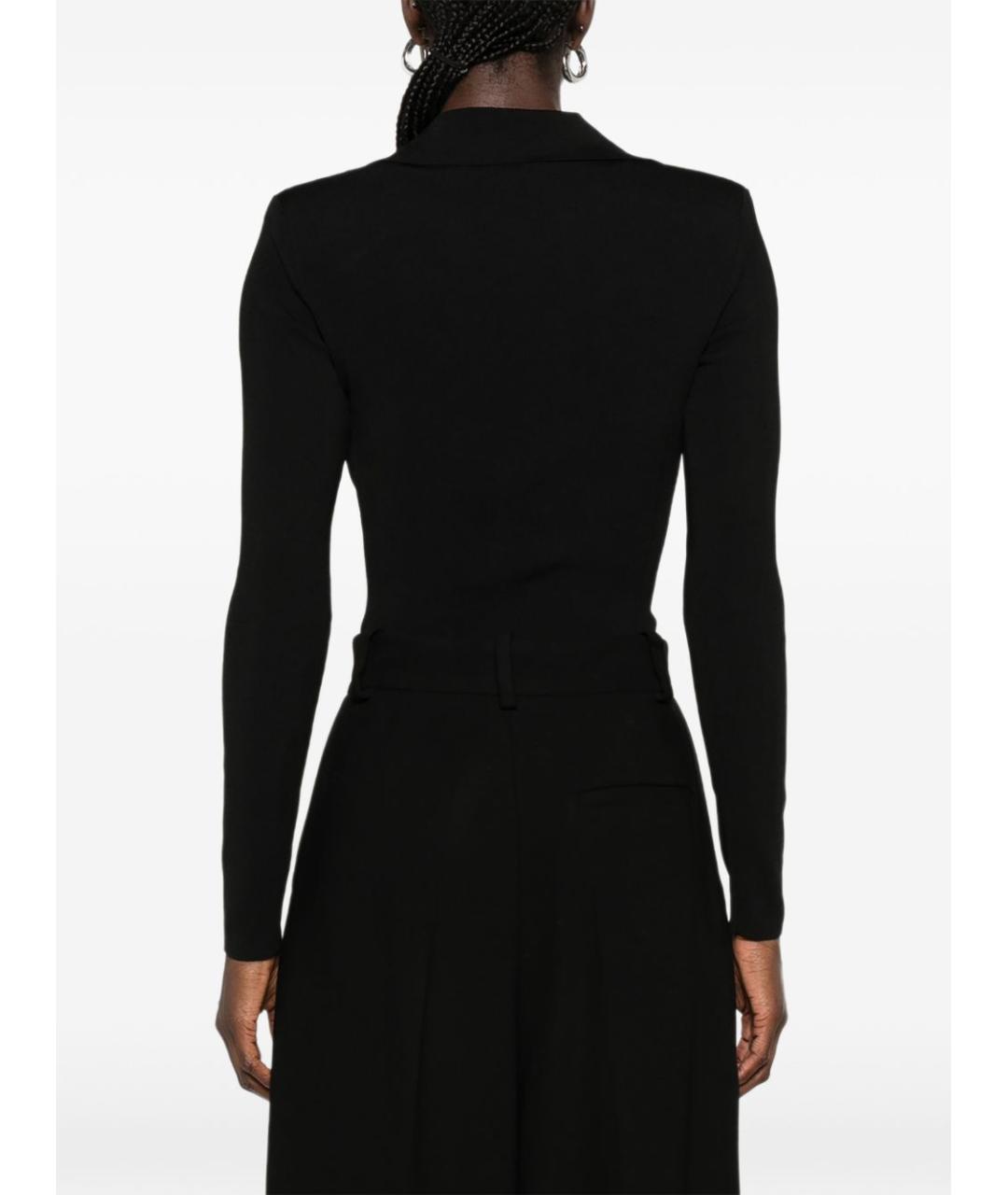 ELISABETTA FRANCHI Черное вискозное боди, фото 4