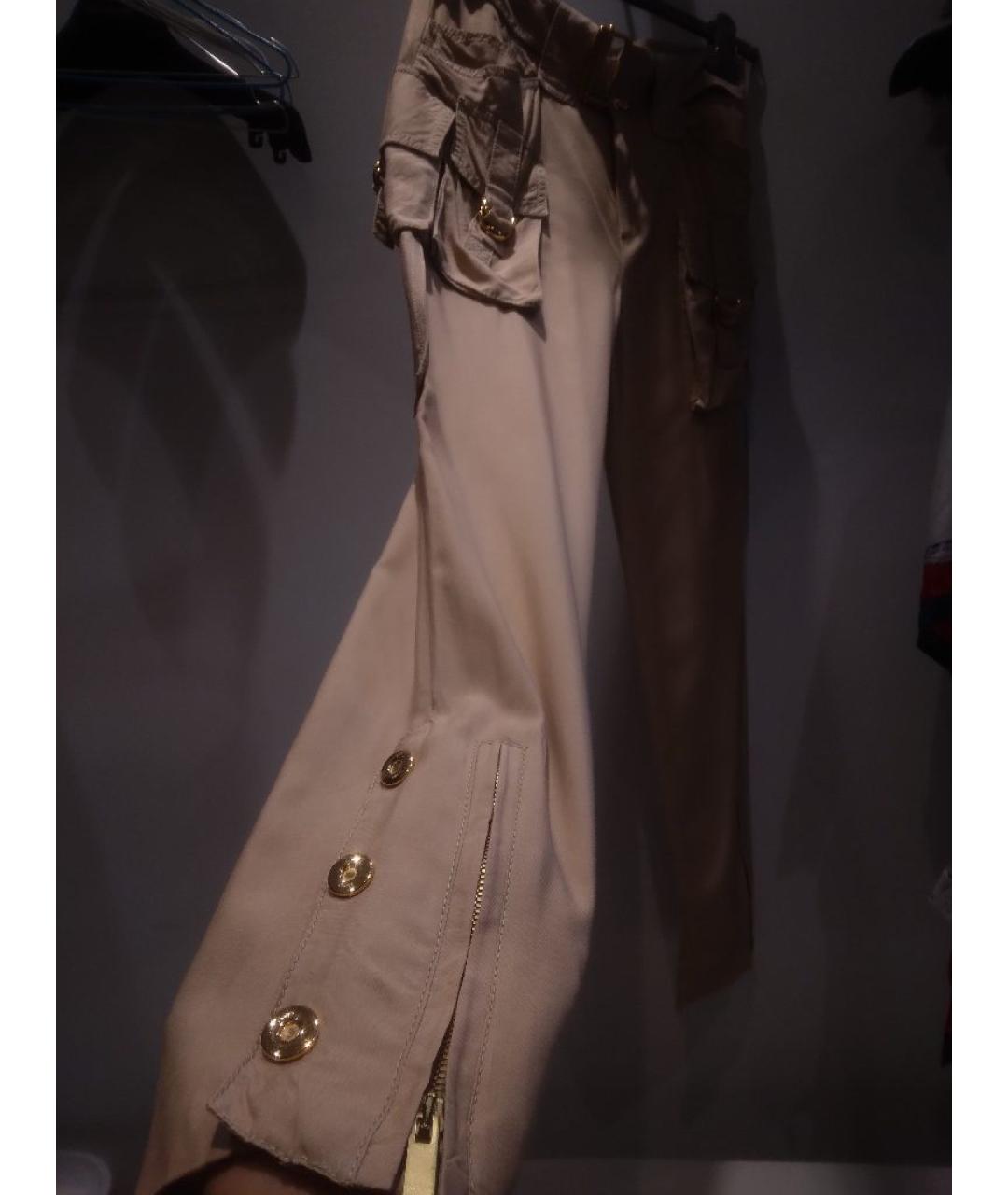 GUCCI Бежевые вискозные капри, фото 2
