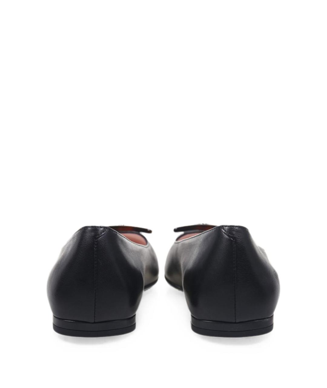 ROGER VIVIER Черные кожаные балетки, фото 2