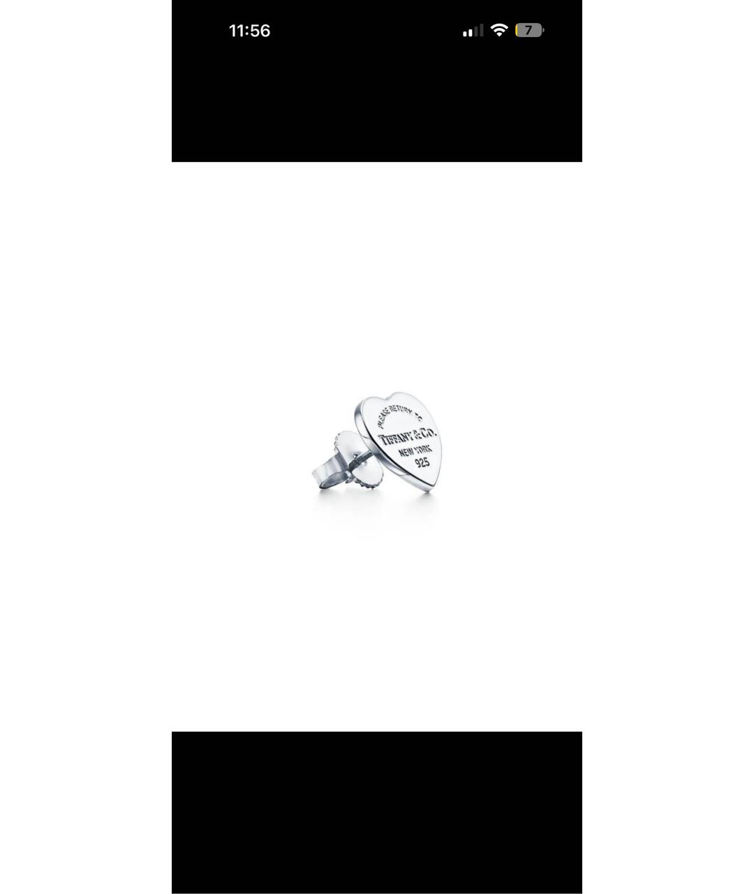 TIFFANY&CO Серебряные серебряные серьги, фото 4