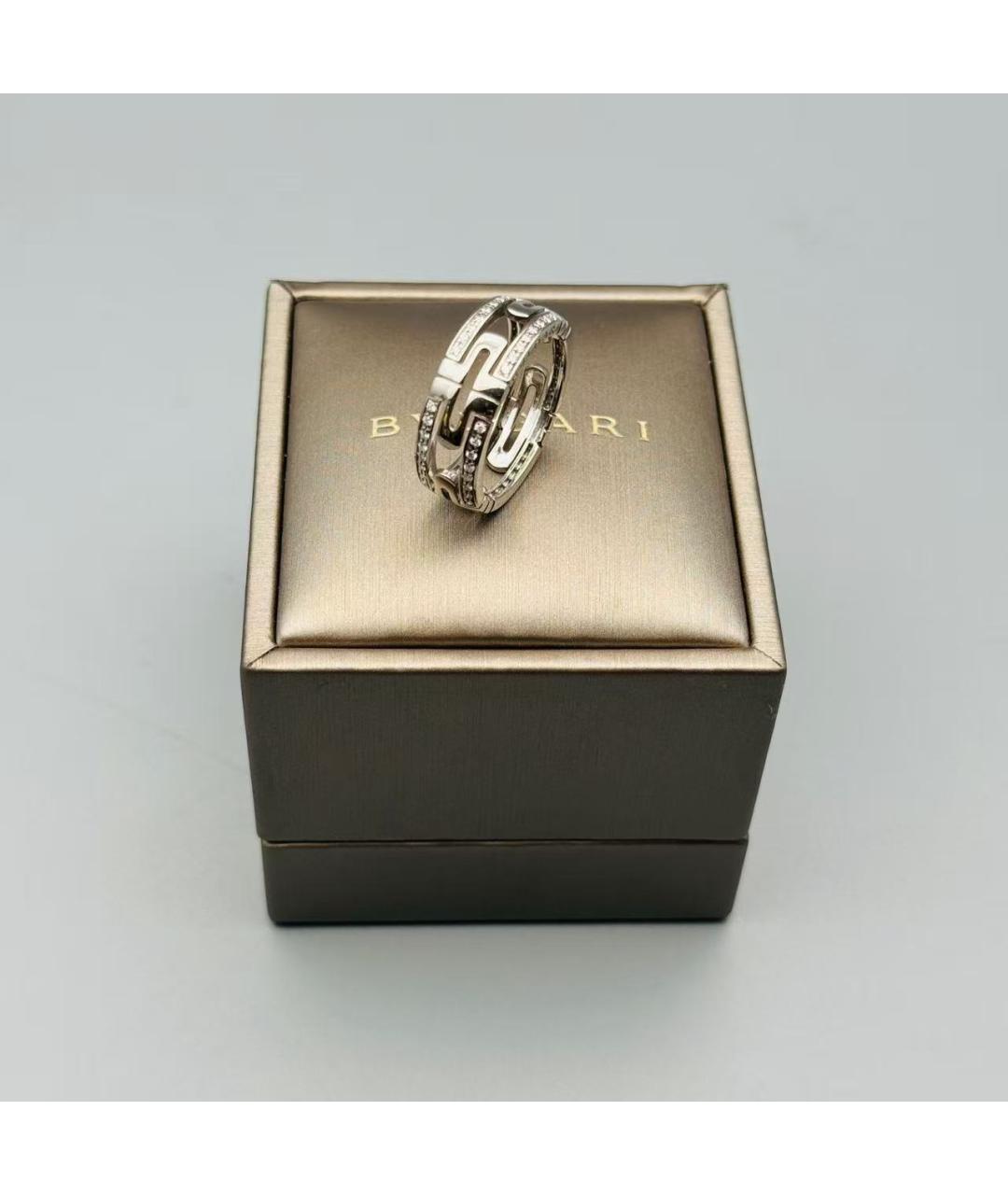 BVLGARI Серебряное кольцо из белого золота, фото 2