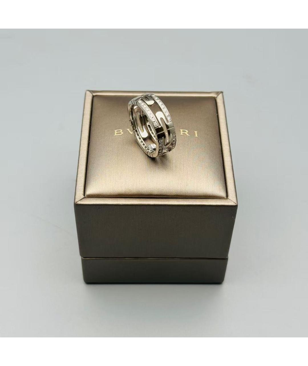 BVLGARI Серебряное кольцо из белого золота, фото 3
