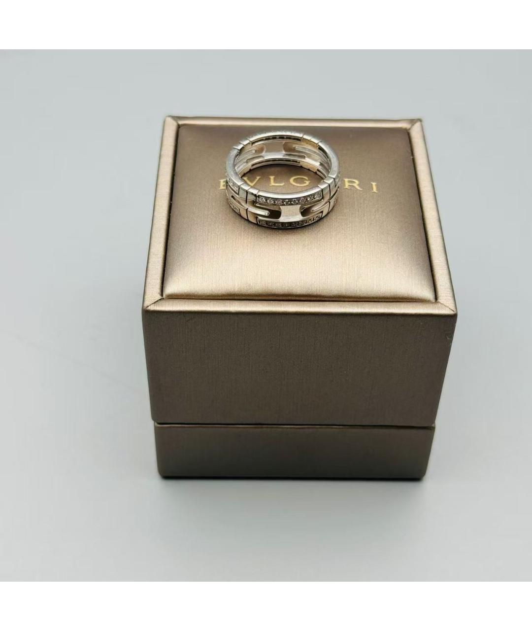 BVLGARI Серебряное кольцо из белого золота, фото 4