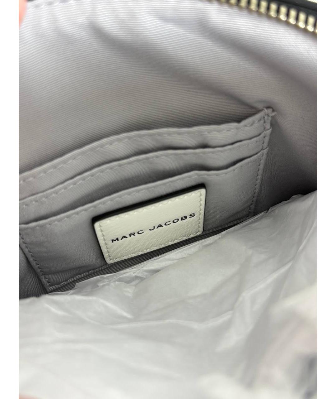 MARC JACOBS Белая кожаная сумка через плечо, фото 5