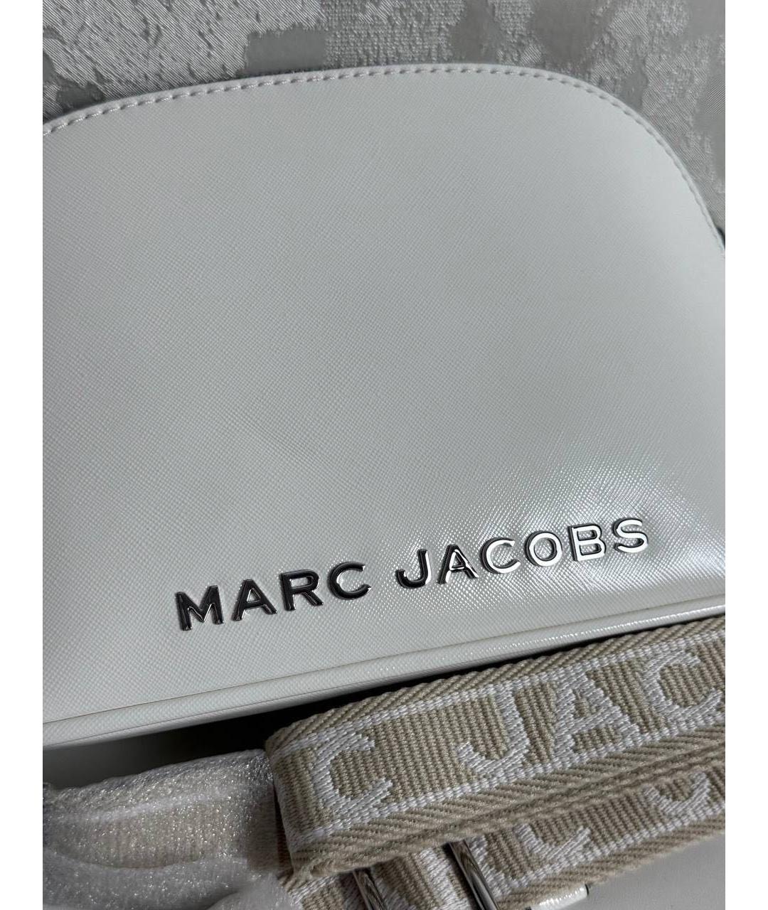 MARC JACOBS Белая кожаная сумка через плечо, фото 4