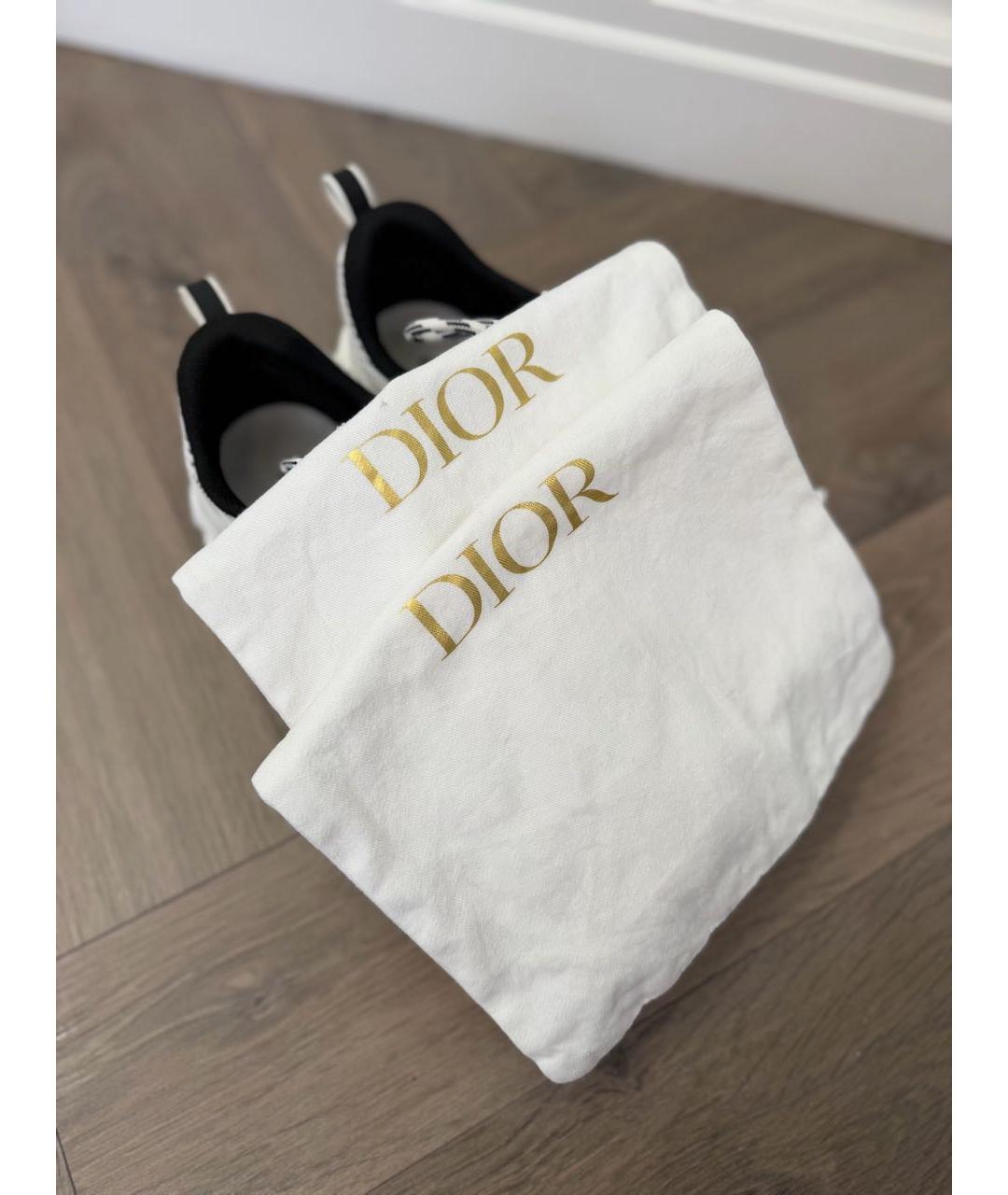 CHRISTIAN DIOR Белые кожаные кроссовки, фото 7