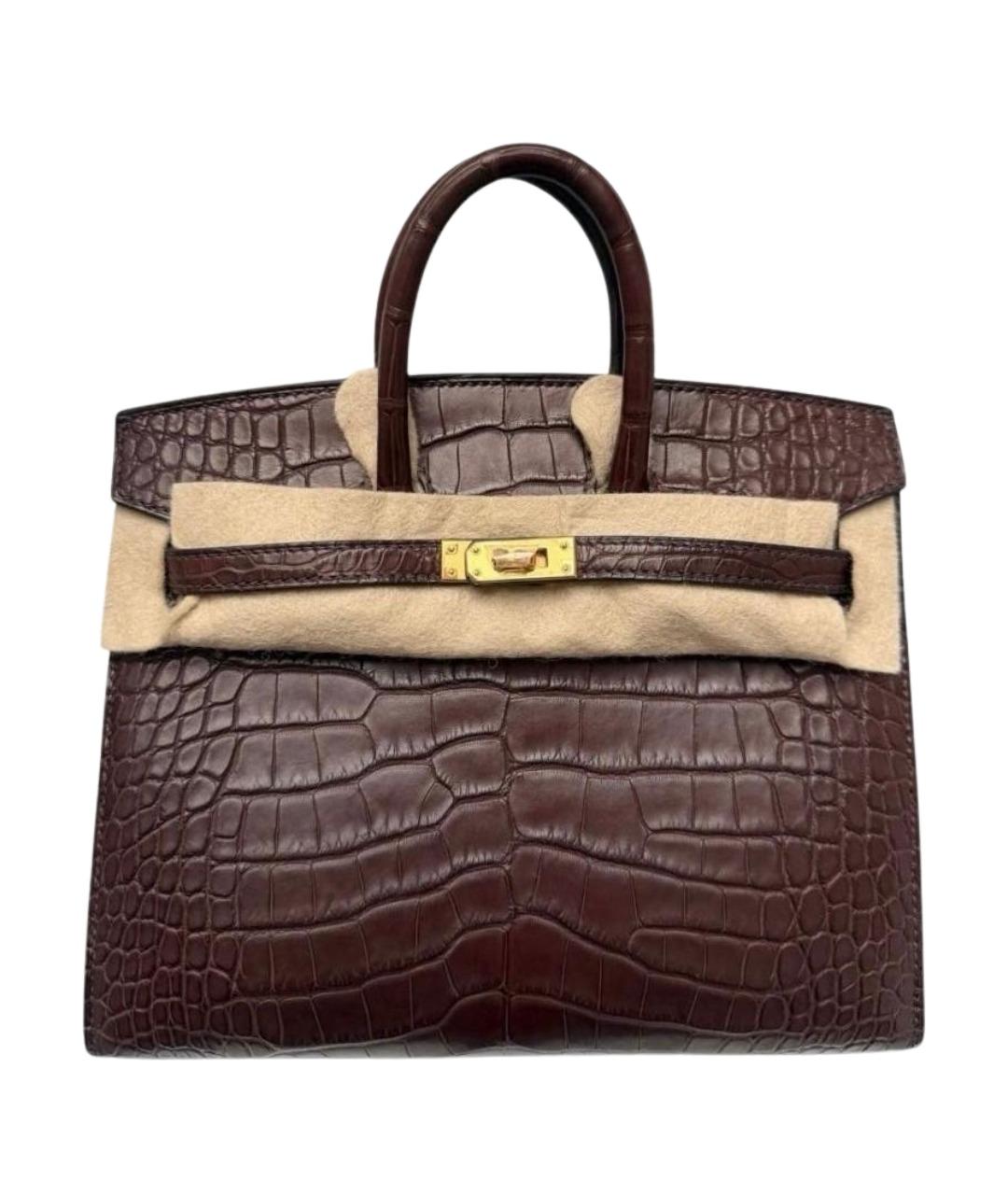 HERMES Сумка с короткими ручками из экзотической кожи, фото 1