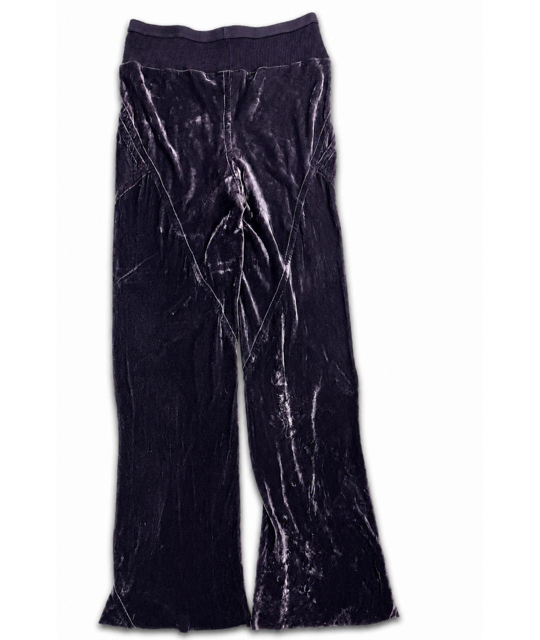 RICK OWENS Фиолетовый велюровый костюм с брюками, фото 8