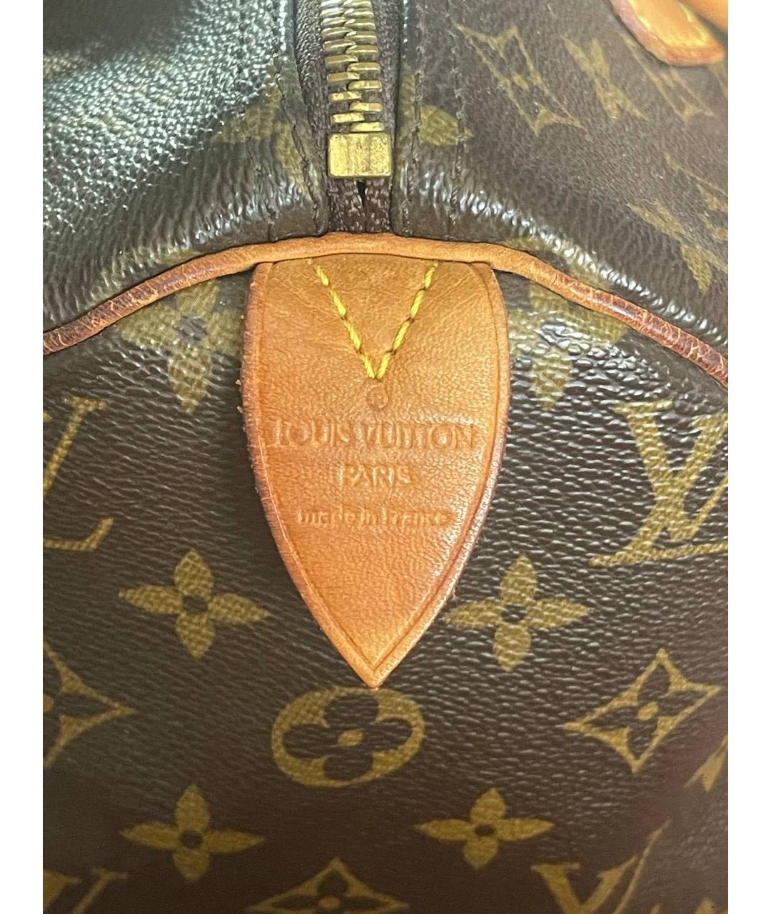LOUIS VUITTON Коричневая сумка с короткими ручками, фото 6