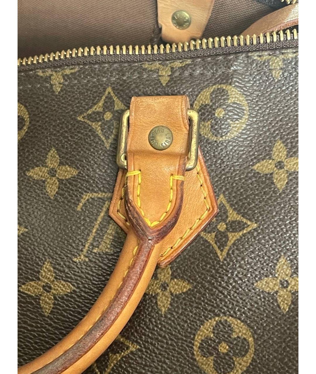 LOUIS VUITTON Коричневая сумка с короткими ручками, фото 8
