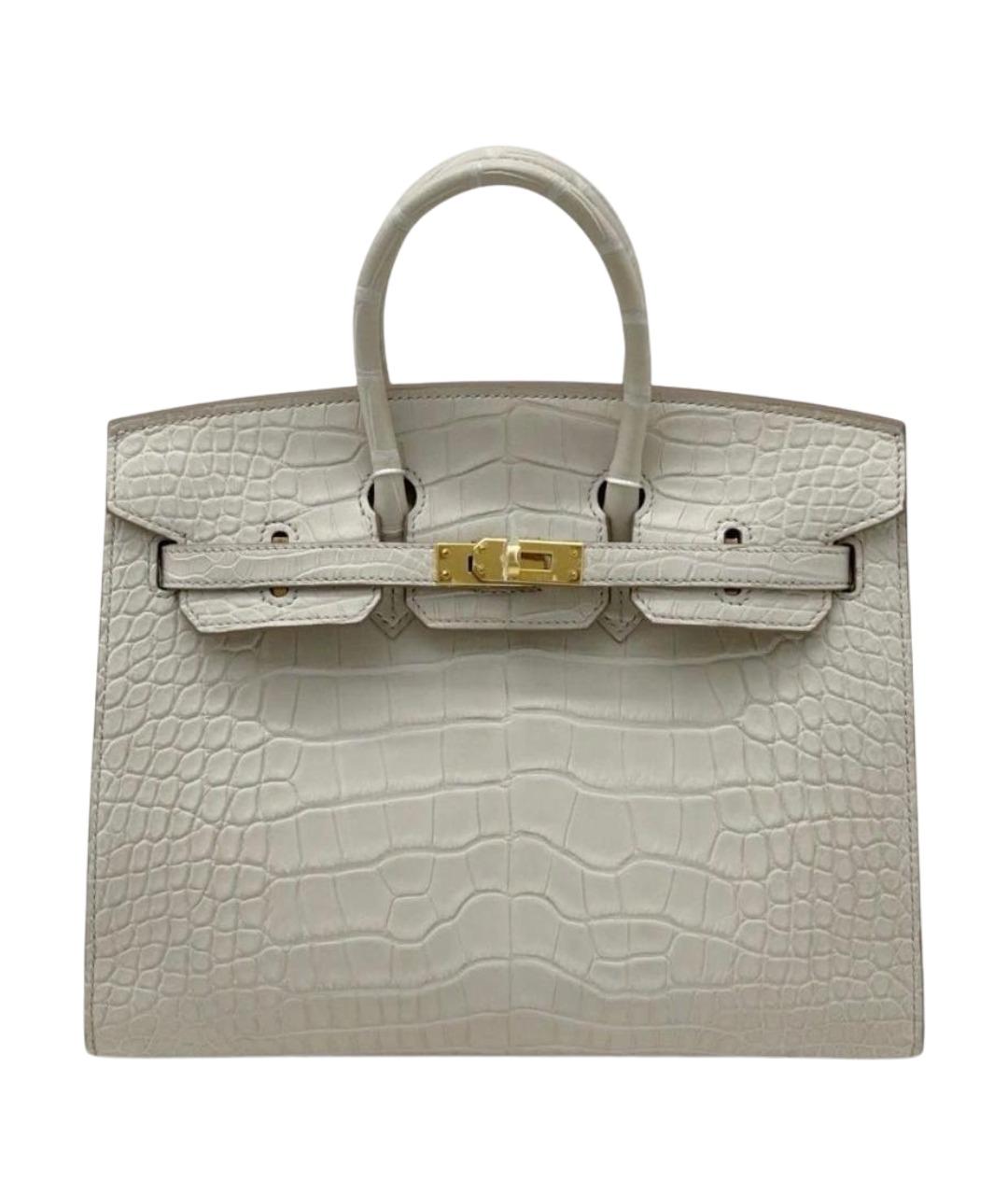 HERMES Сумка с короткими ручками из экзотической кожи, фото 1
