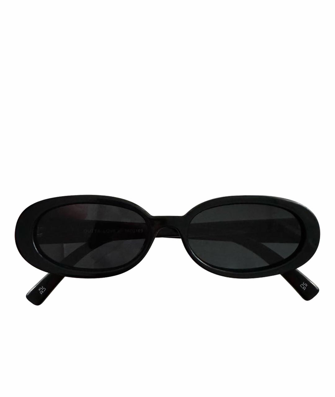 LE SPECS Черные пластиковые солнцезащитные очки, фото 1