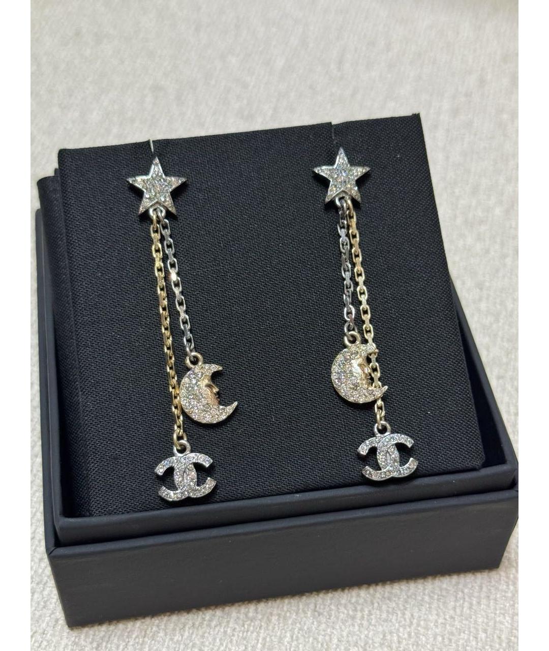 CHANEL Золотые серьги, фото 2