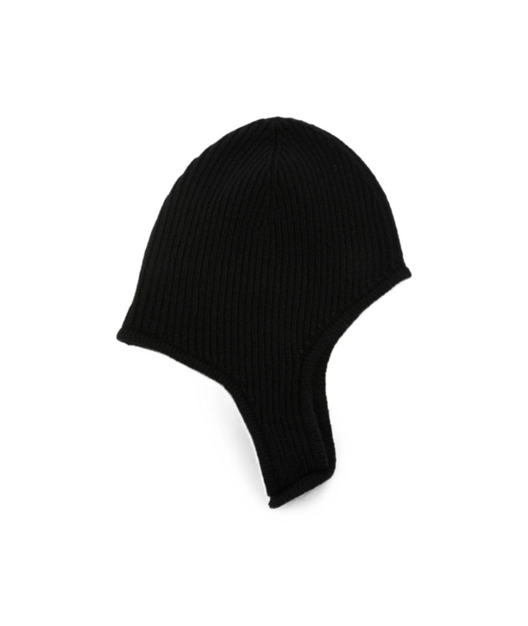 MM6 MAISON MARGIELA Черная шерстяная шапка, фото 2
