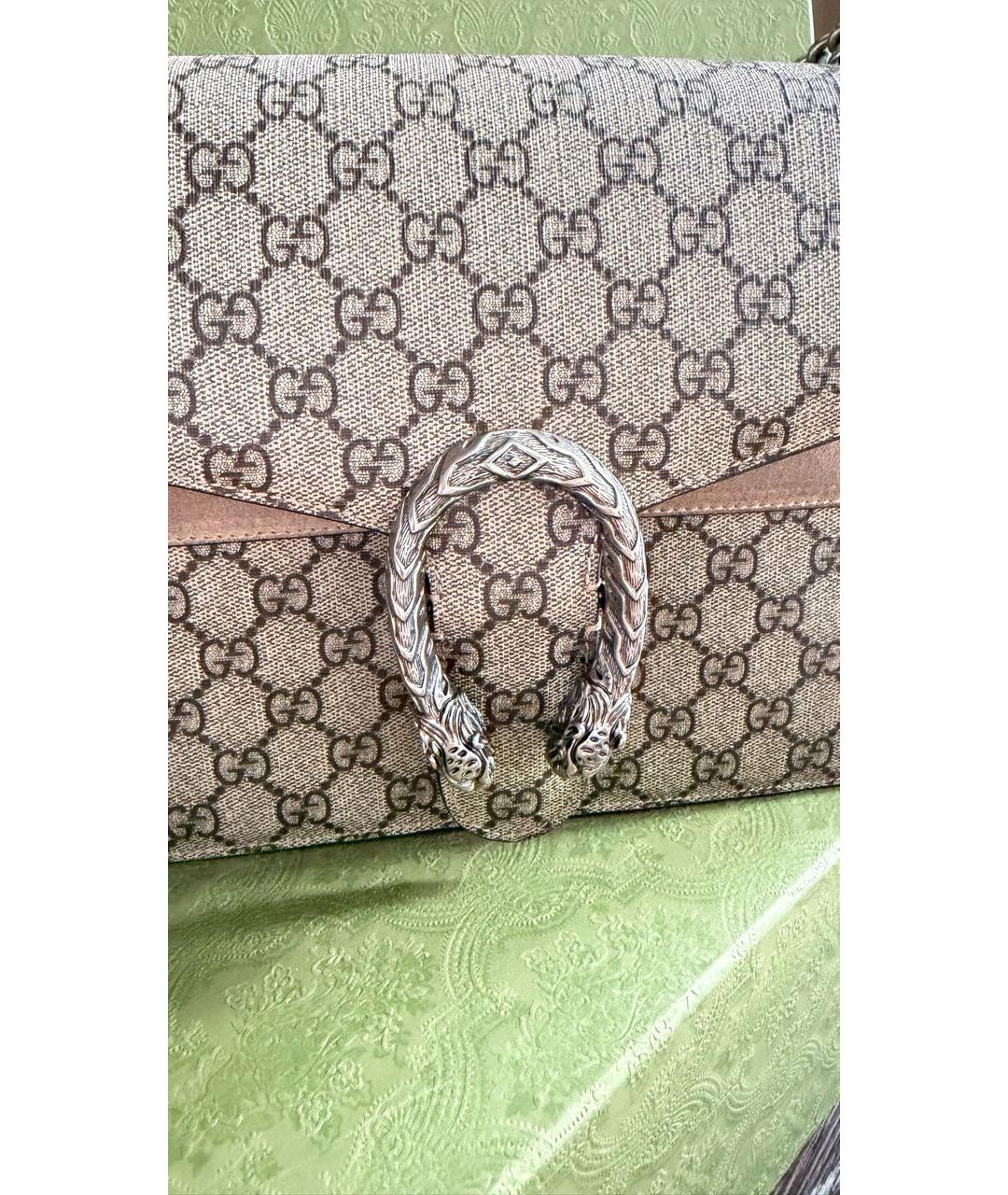 GUCCI Коричневая сумка через плечо, фото 2