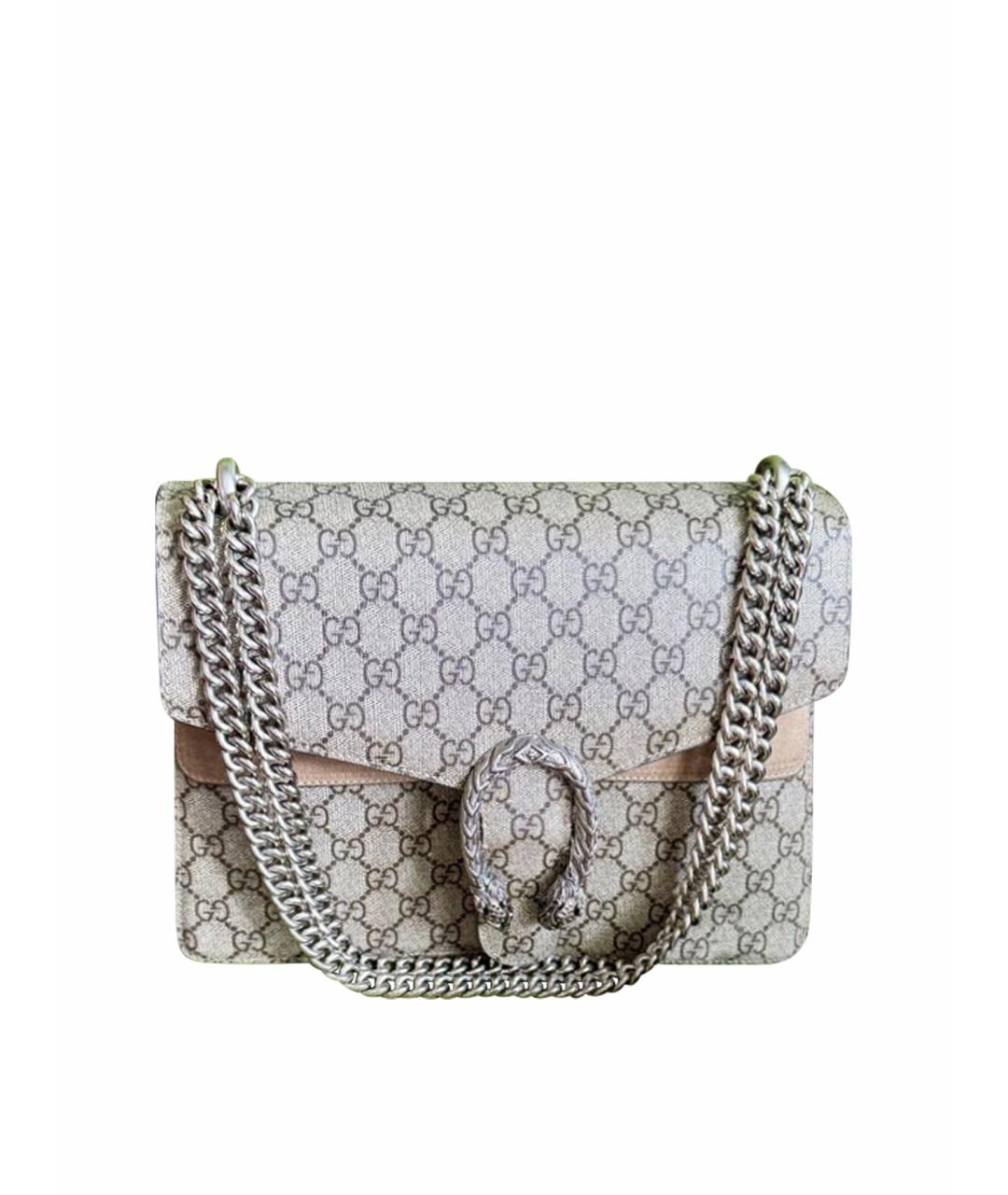 GUCCI Коричневая сумка через плечо, фото 1