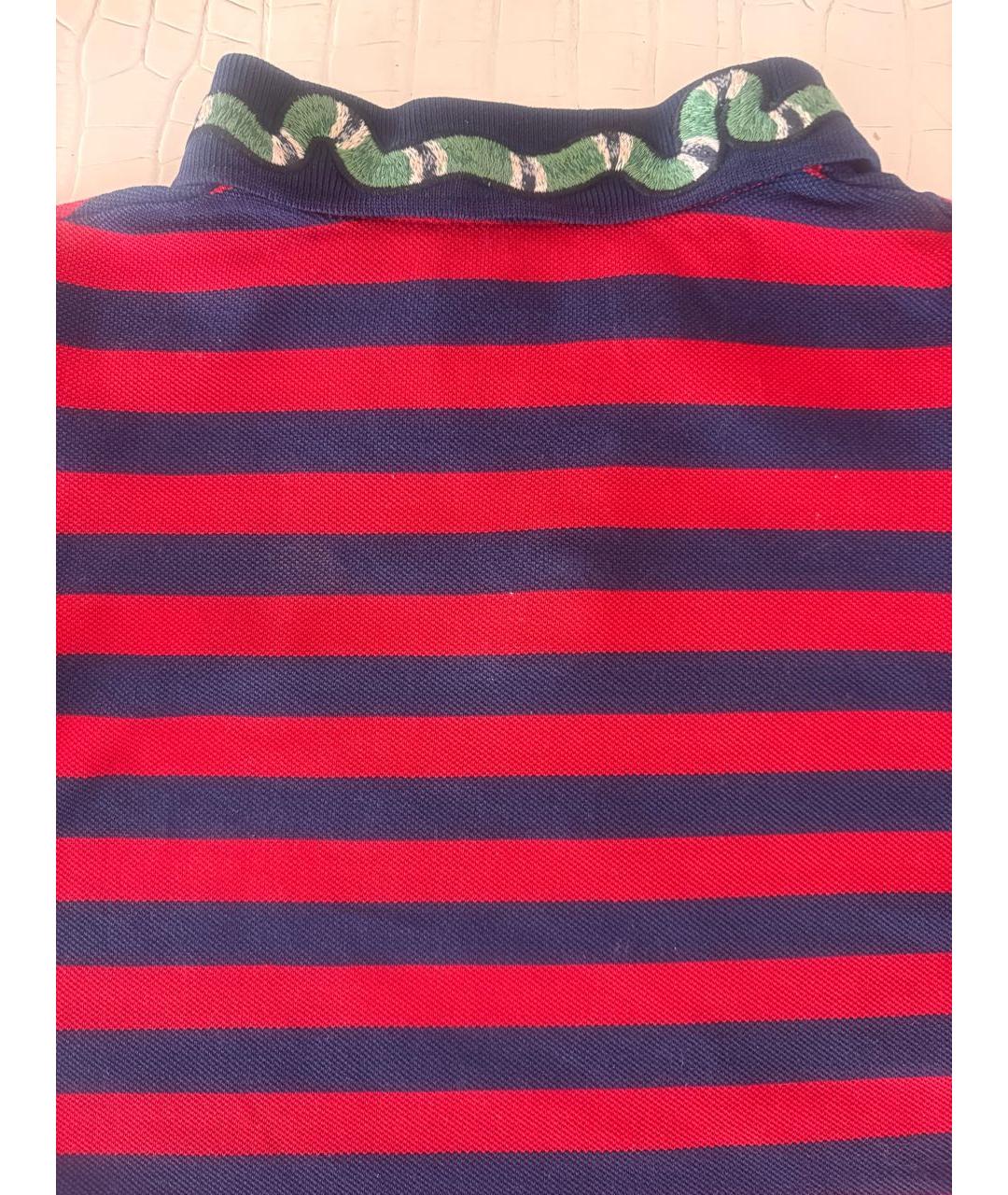 GUCCI KIDS Красная хлопковая детская футболка, фото 5