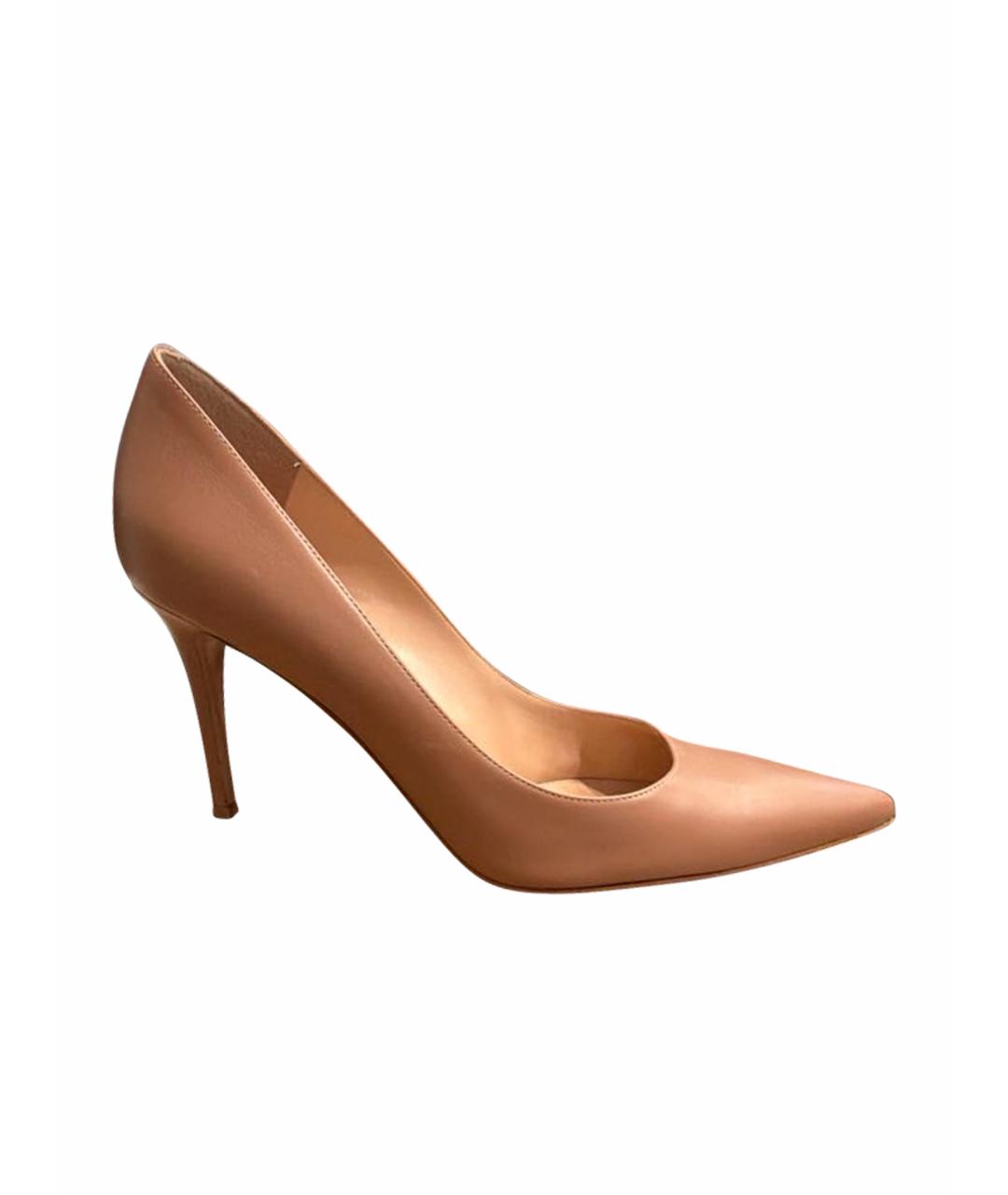 GIANVITO ROSSI Белые кожаные туфли, фото 1