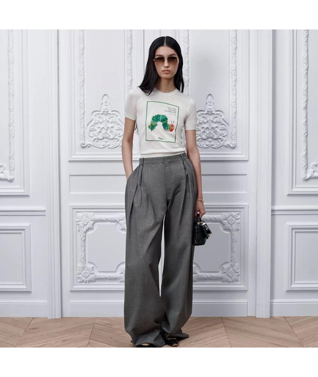 CHRISTIAN DIOR Белый джемпер / свитер, фото 2