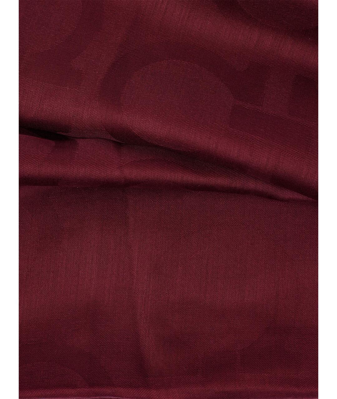 SALVATORE FERRAGAMO Бордовый платок, фото 2