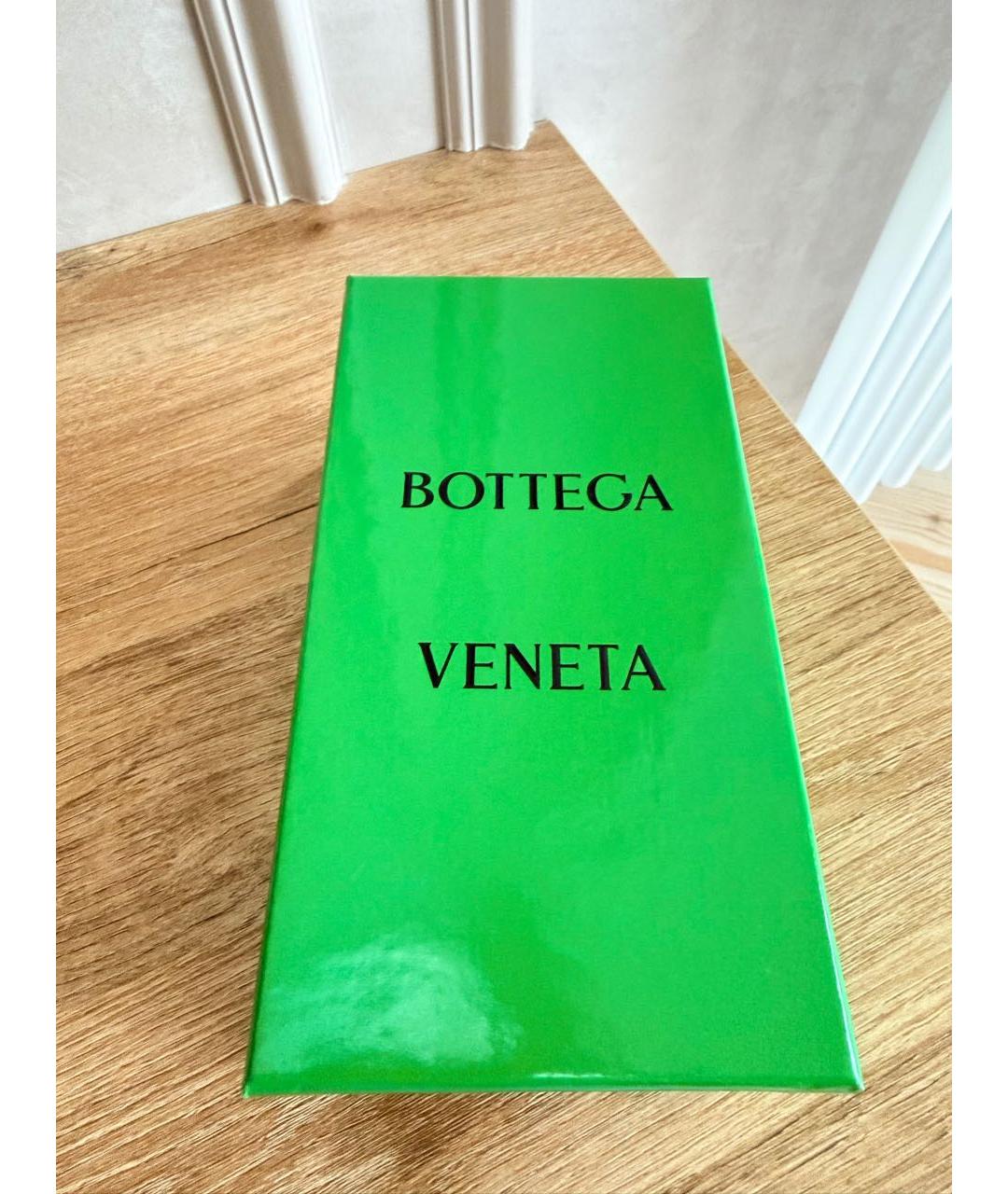 BOTTEGA VENETA Серые металлические солнцезащитные очки, фото 4