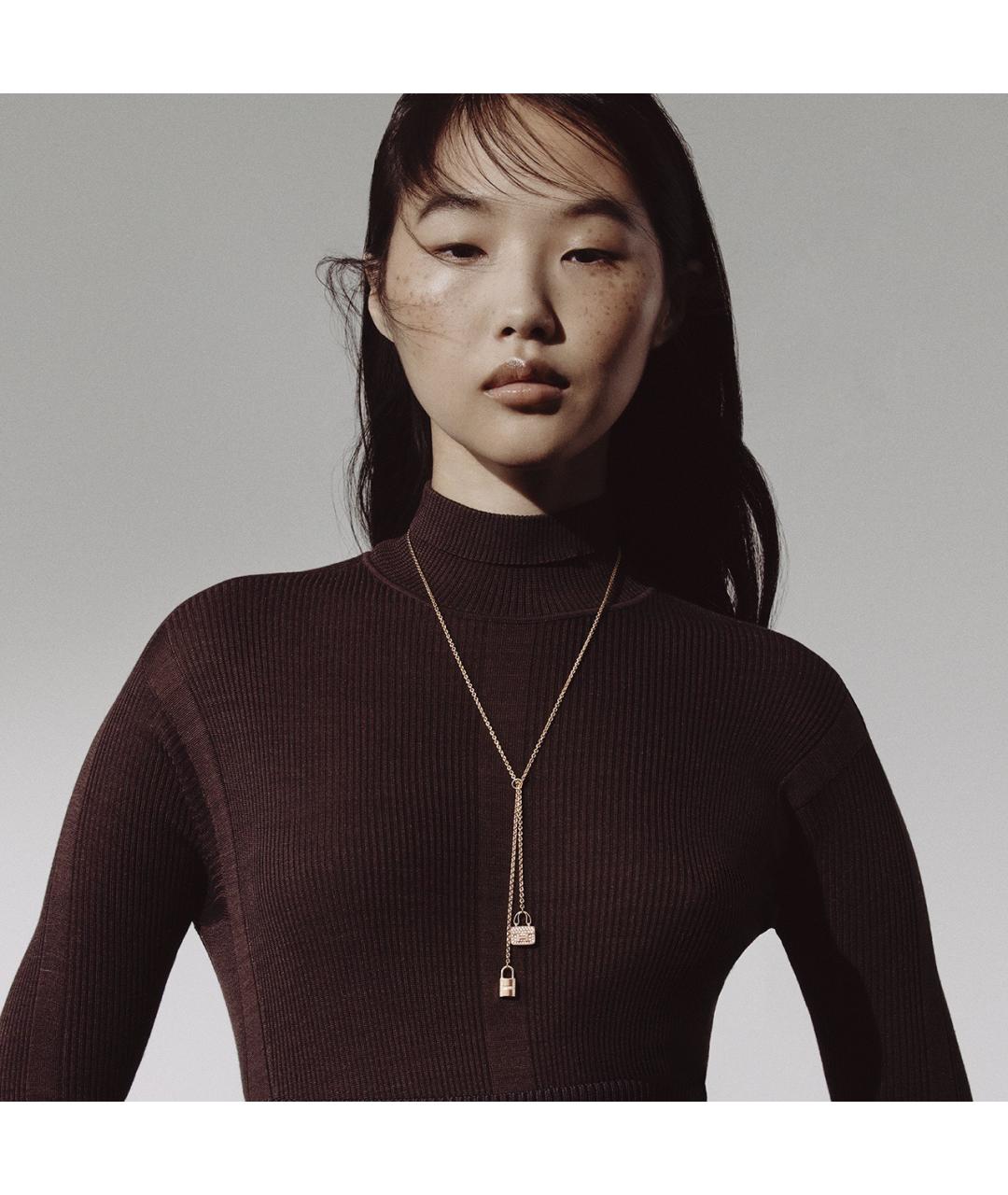 HERMES Золотое колье из розового золота, фото 8