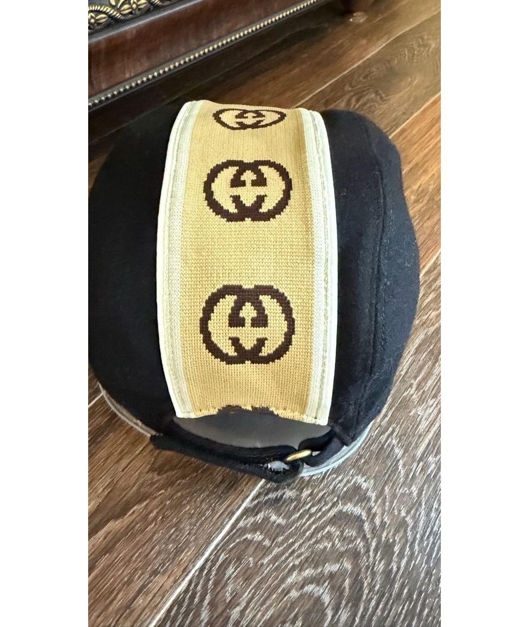 GUCCI Черная кепка, фото 3