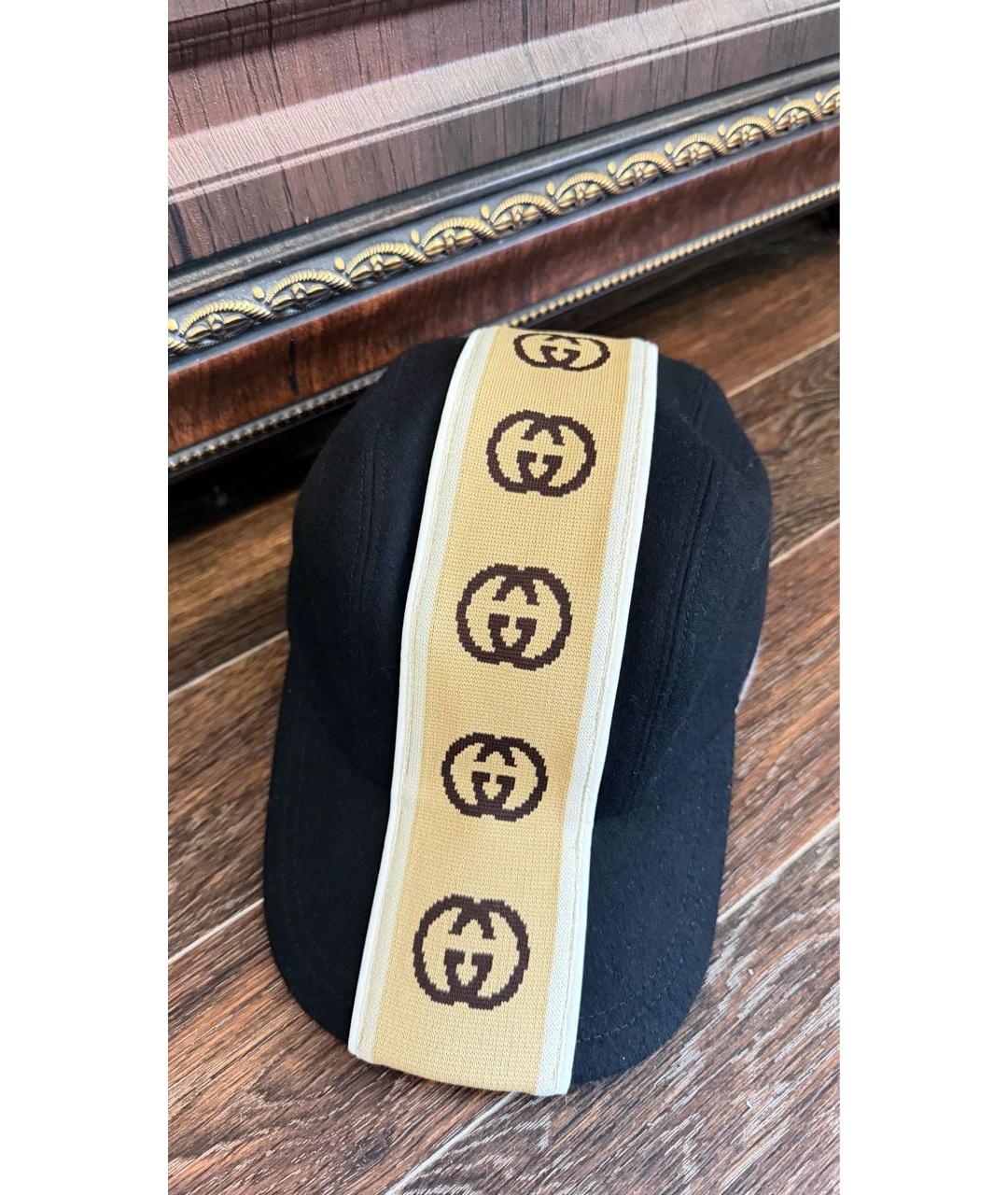GUCCI Черная кепка, фото 5
