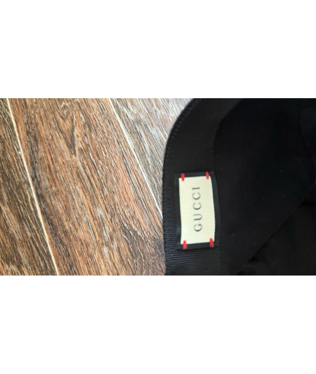 GUCCI Черная кепка, фото 4