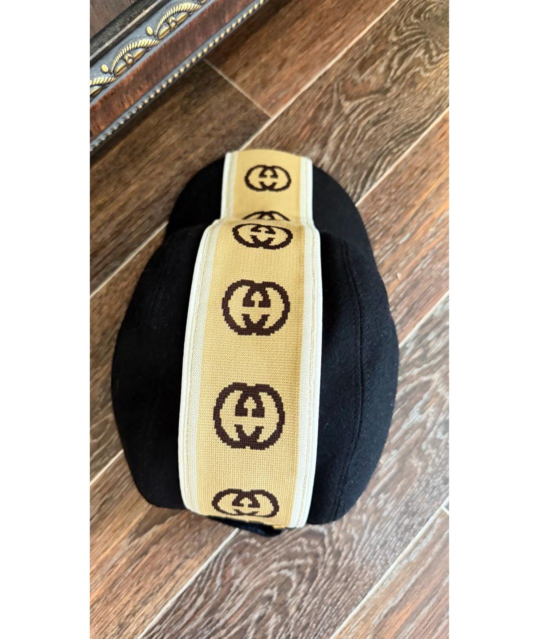 GUCCI Черная кепка, фото 2