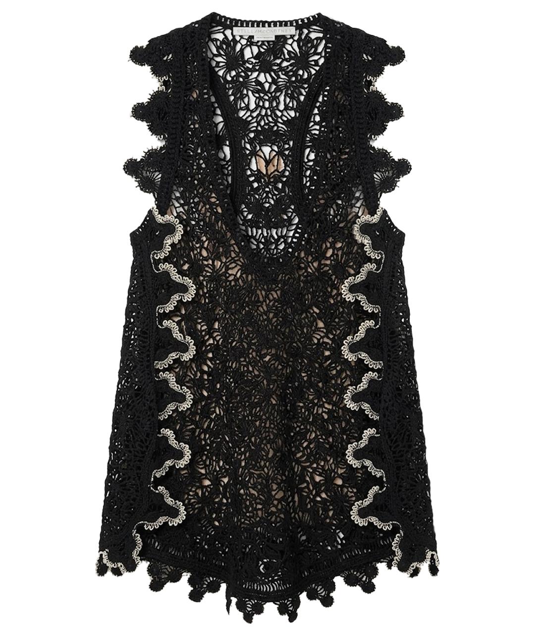 STELLA MCCARTNEY Черное хлопковое платье, фото 1