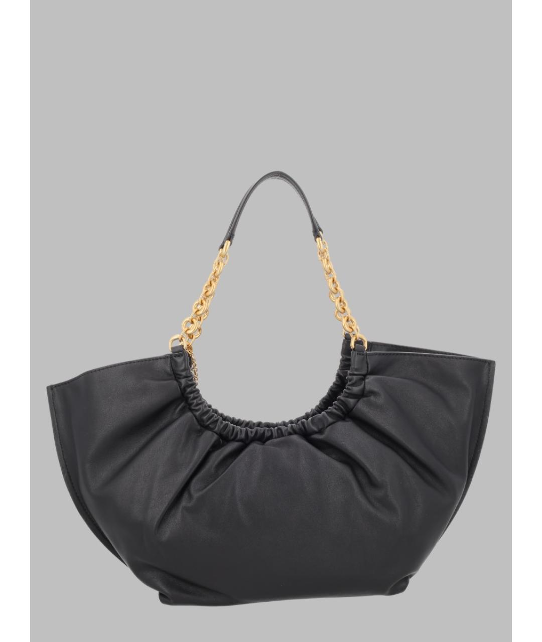 MICHAEL KORS Черная кожаная сумка с короткими ручками, фото 2