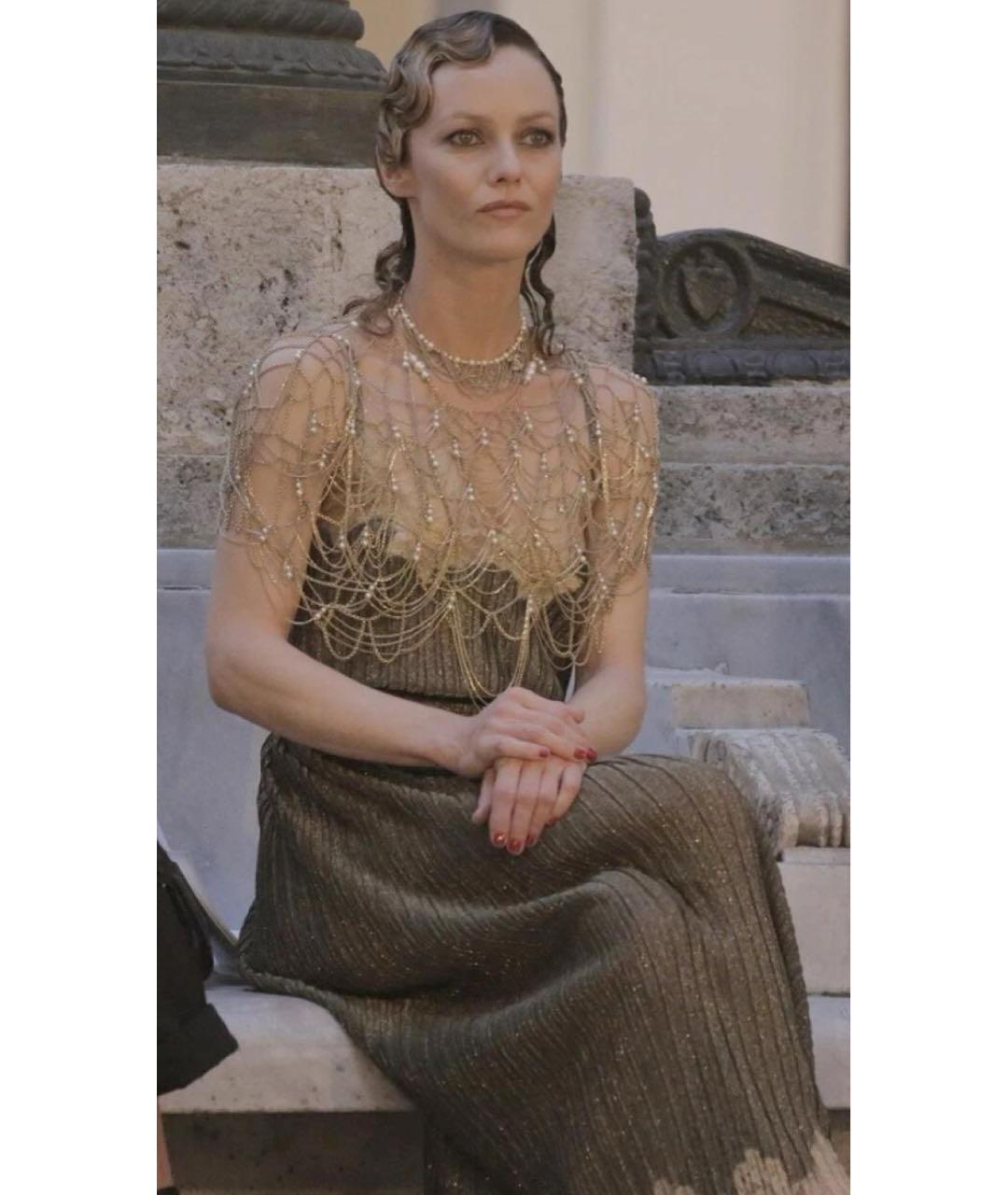 CHANEL Серебряное полиамидовое коктейльное платье, фото 7