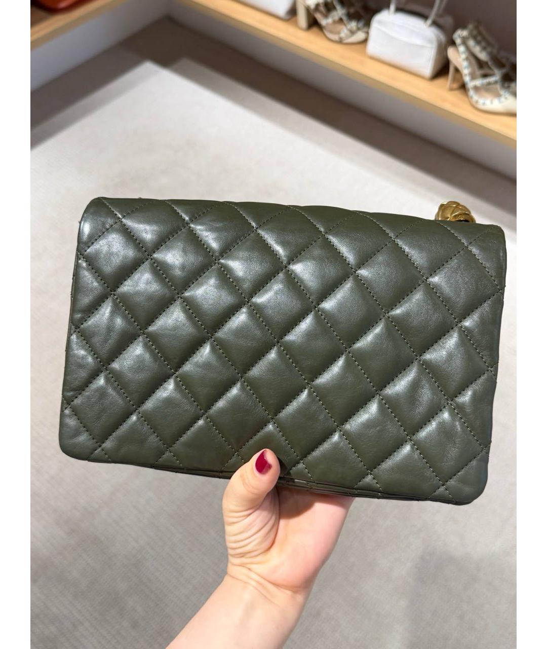 CHANEL Кожаная сумка через плечо, фото 4