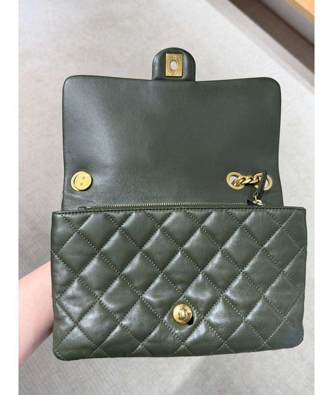 CHANEL Кожаная сумка через плечо, фото 6