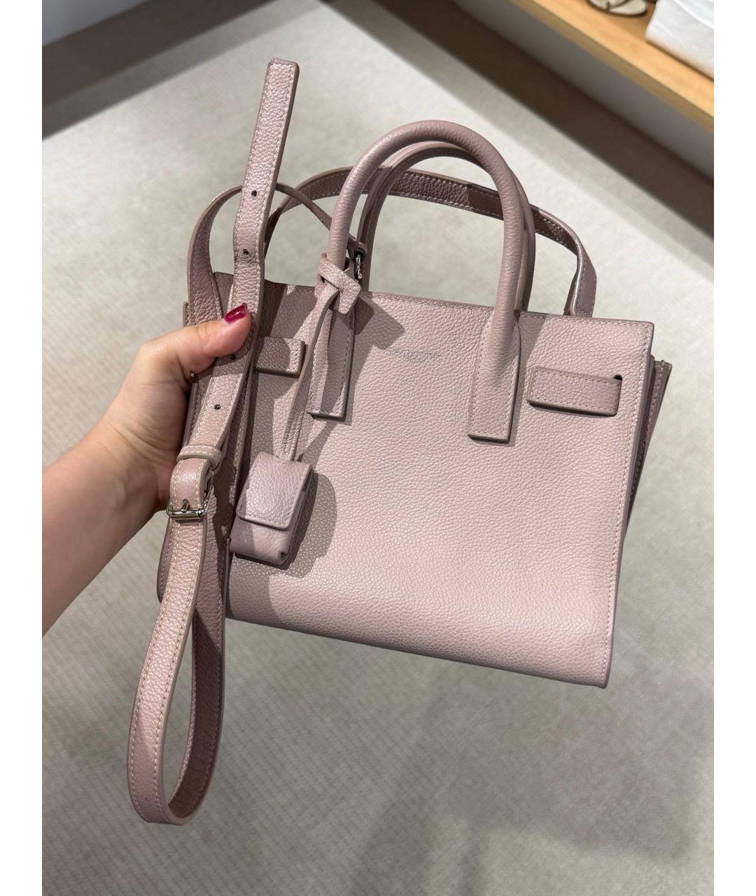 SAINT LAURENT Кожаная сумка через плечо, фото 8