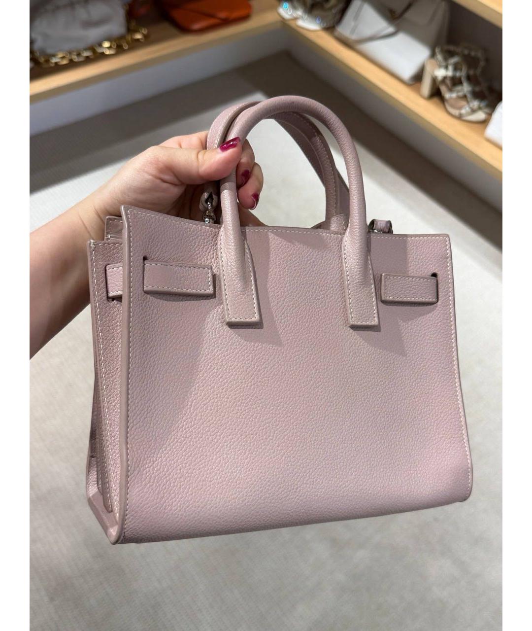 SAINT LAURENT Кожаная сумка через плечо, фото 4
