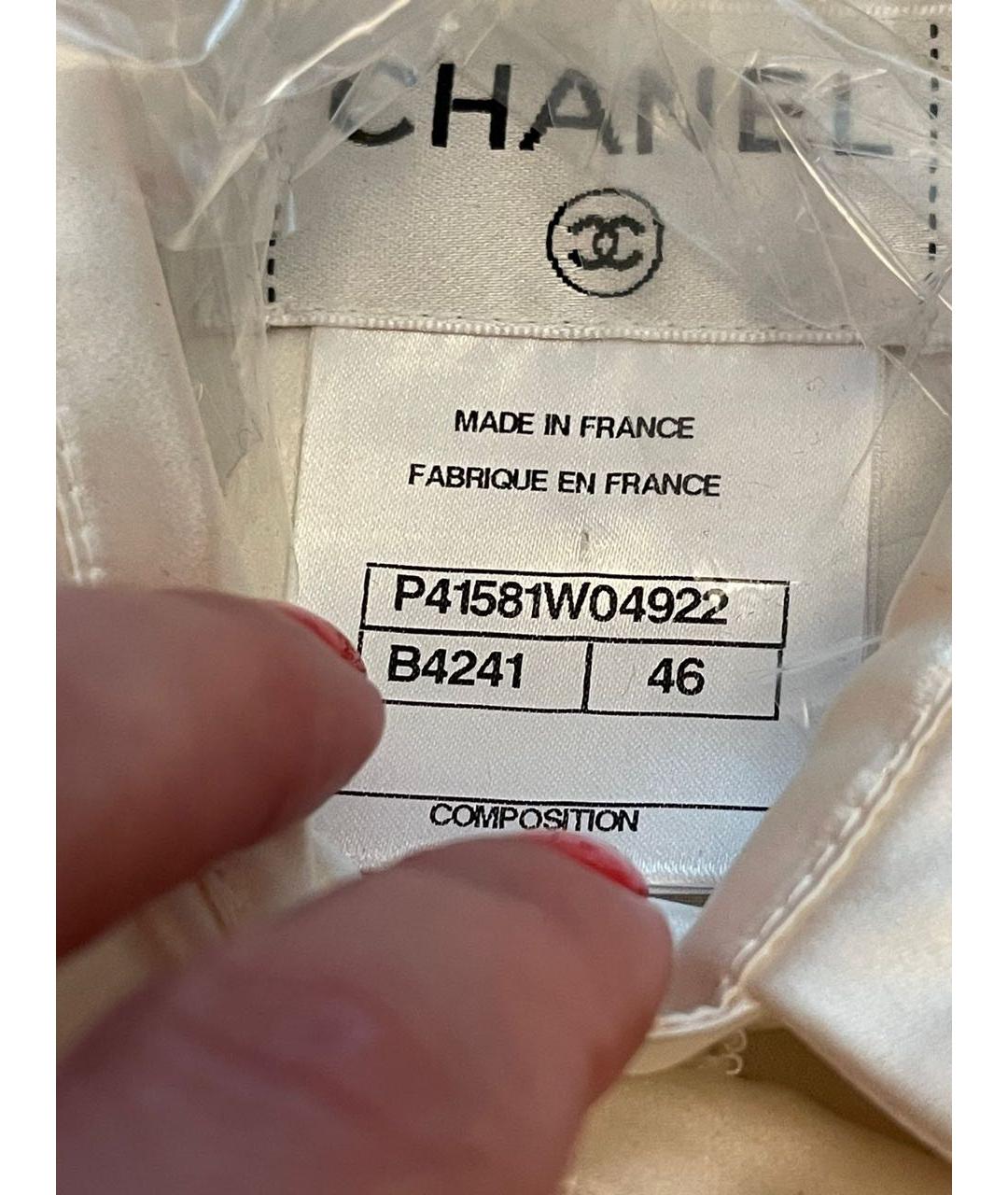 CHANEL Шелковая блузы, фото 3